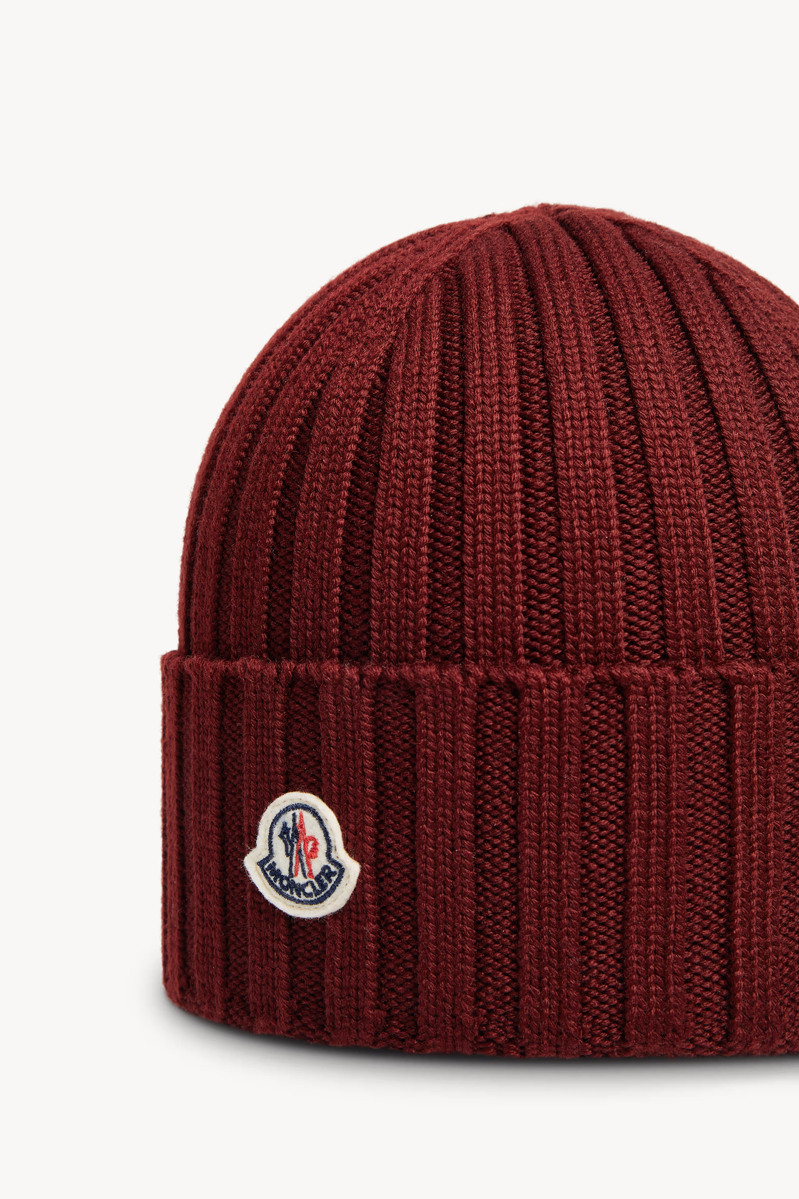 Gorro de lana Mujer Burdeos Moncler 3